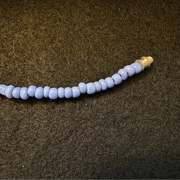 Purple & red beaded turtle bracelet with screw clasp - Picture 5 of 10